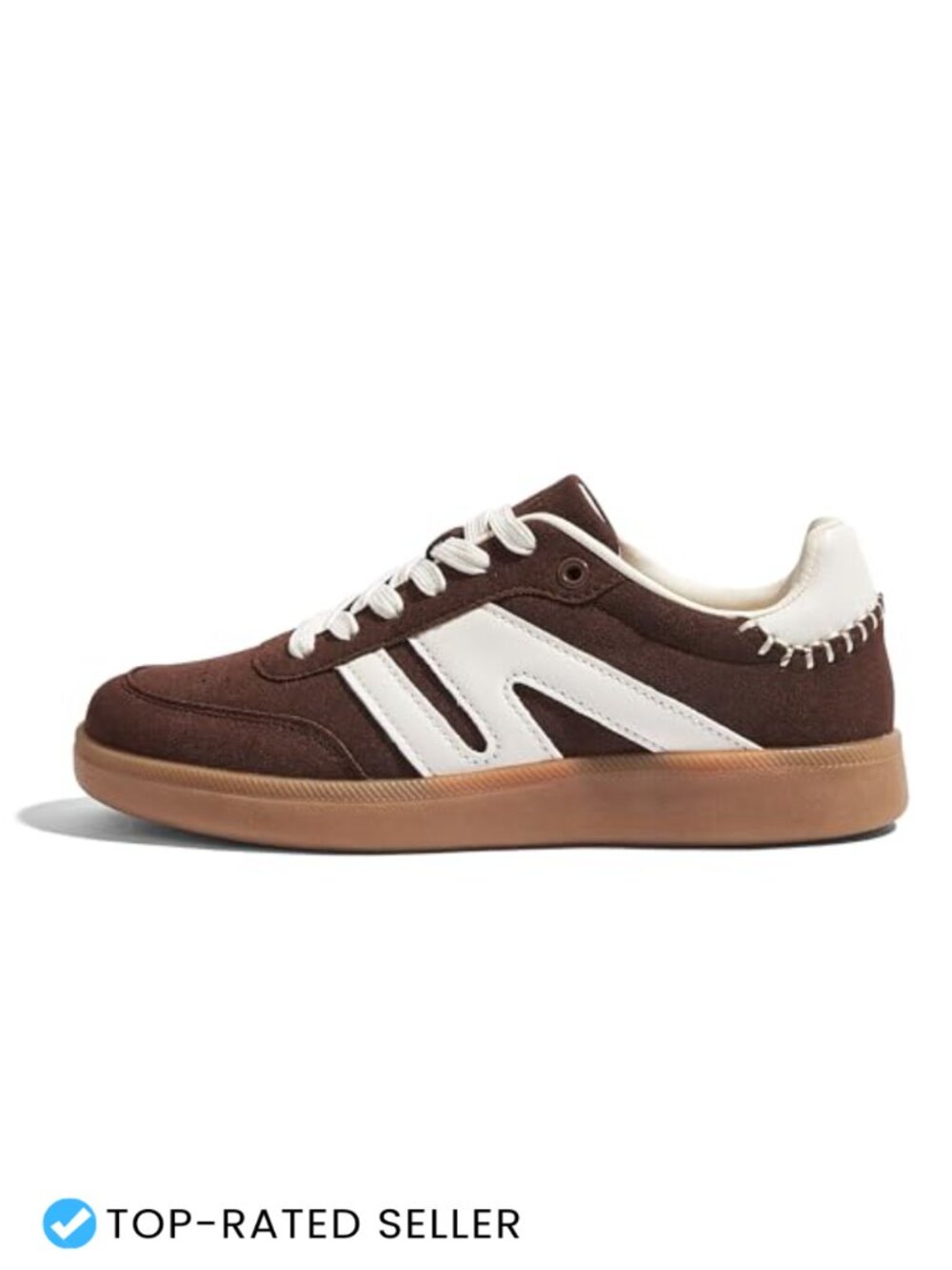 Retro Suede Leather Sneakers Gum Sole Comfort Skate Walking Shoes